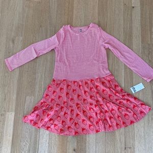 Tea Collection Tiered Skirted Dress size 10 NWT Fresa Fields